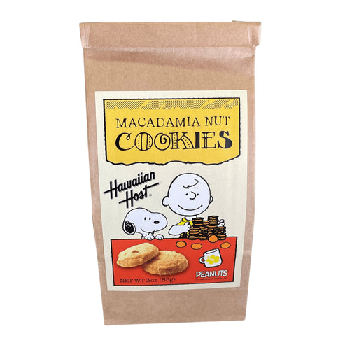 Hawaiian Host スヌーピー&チャーリーブラウン マカダミアナッツクッキーバッグ - ナショナルマート通販